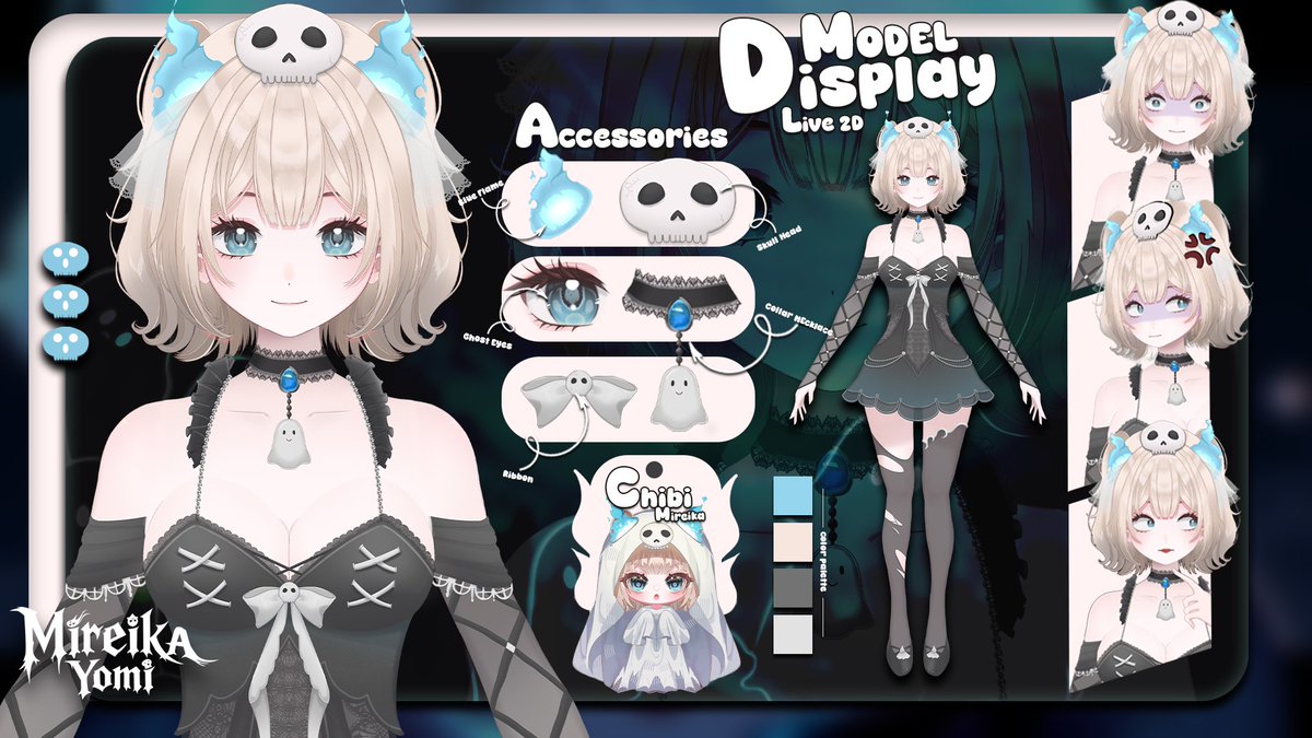 Mireika Yomi. 👻💙 tweet media