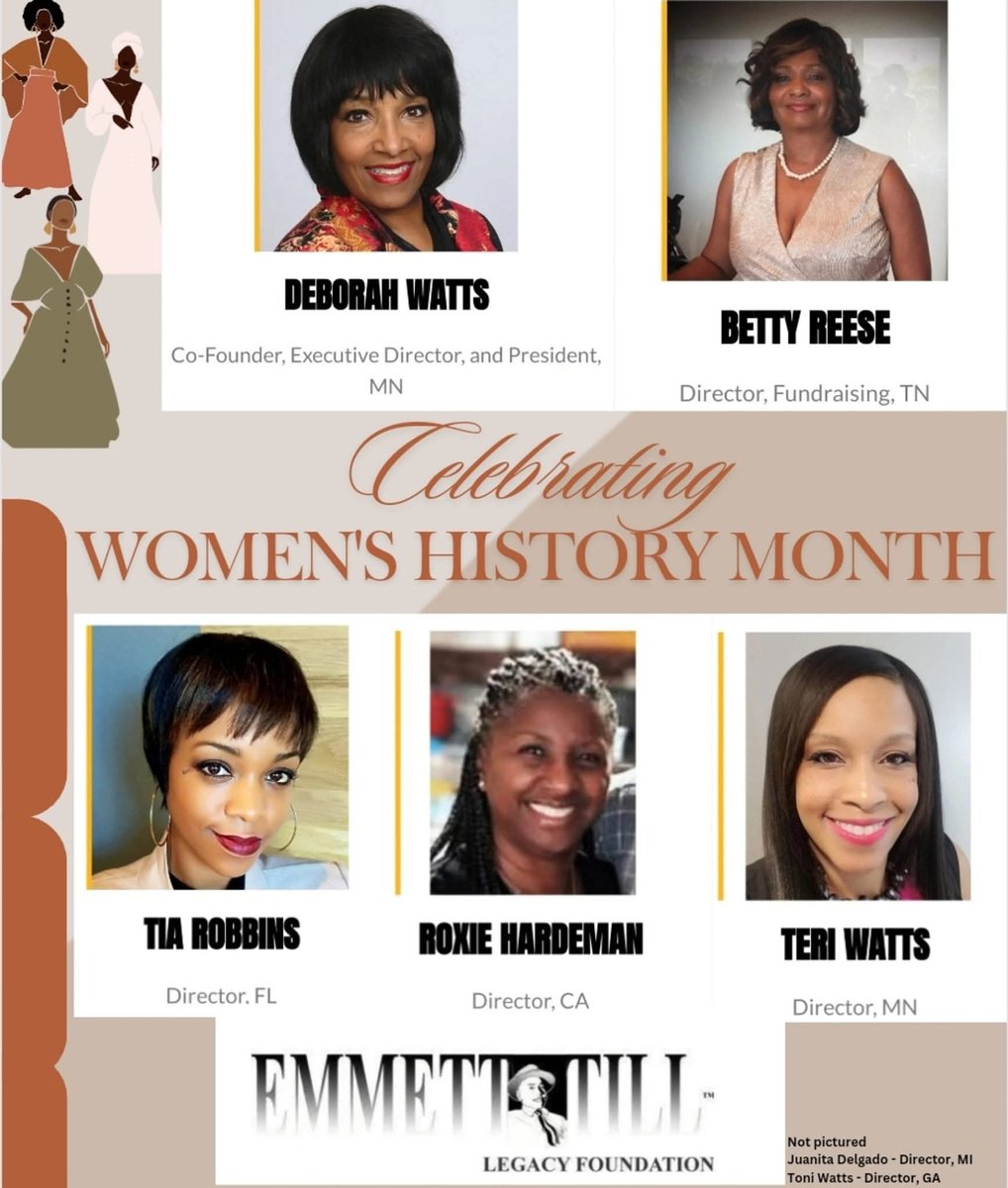 In celebration of #WomensHistoryMonth, we want to give a shout out to our #EmmettTill Legacy Foundation family board members who educate, empower, equip and inspire women and their families for a better future.
All in memory of our Shero, #MamieTillMobley.
emmetttilllegacyfoundation.com