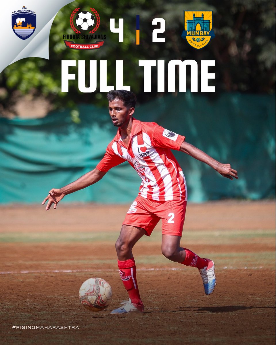 WIFAOfficial's tweet photo. WIFA Senior Men’s State League Championship
Full-time Score: Firodia Shivajians 4-2 Mumbay FC
#MSYL #StateLeague #SubJuniorBoys #RisingMaharashtra https://t.co/5BdGJ49dqw