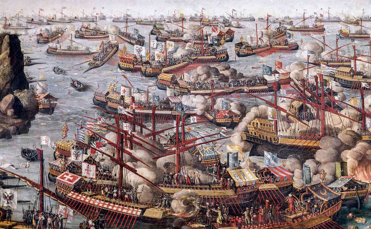 Deivid_Carri's tweet photo. El 7 de octubre de 1571 luchan laLiga Santa y las fuerzas turcas en la batalla de Lepanto. https://t.co/fniXLfQ4DF