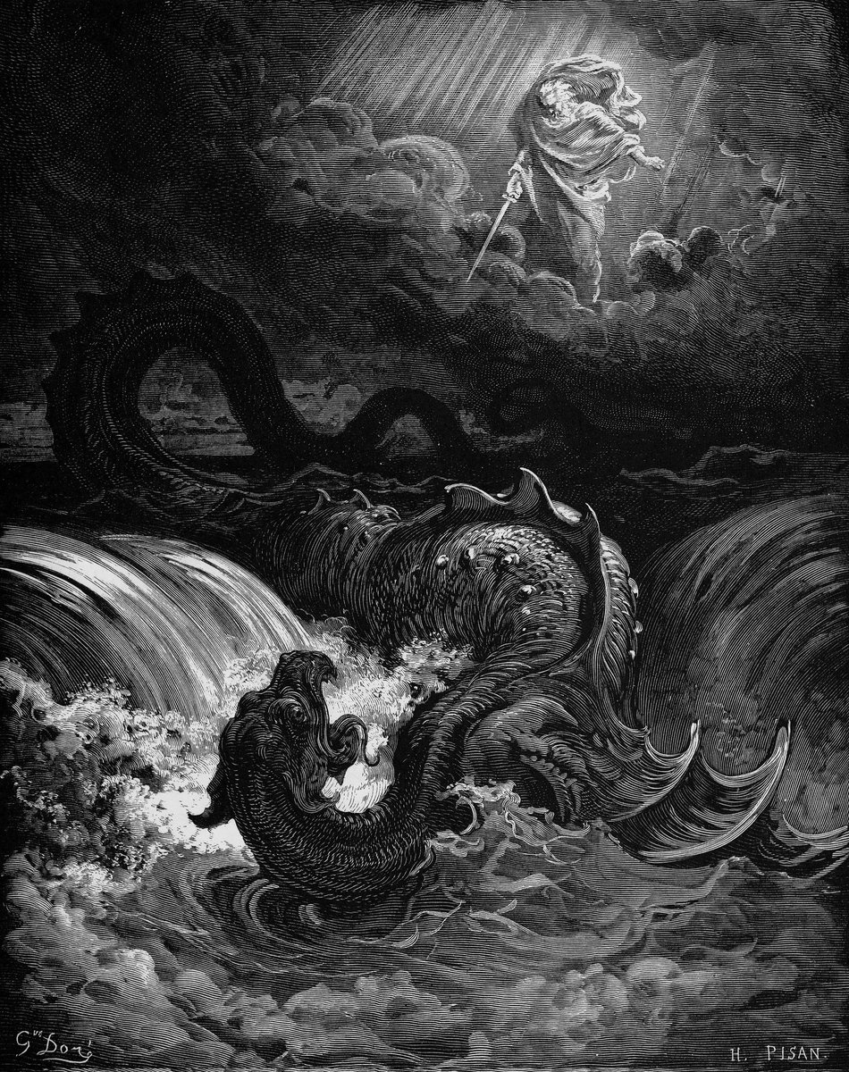 Gustave Doré - The Destruction of Leviathan, 1865