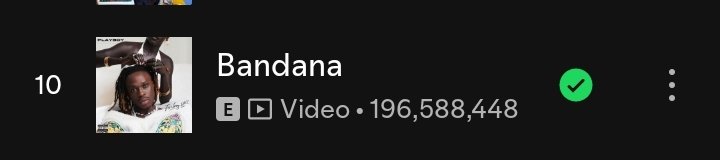 First to reach 200 million streams
I we be there?