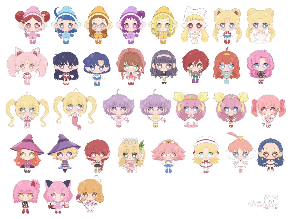 angyreimi's tweet photo. 🧚 My little army of magic girls.... 
                     Who am I missing? 👀✨ https://t.co/QfZIgulktb