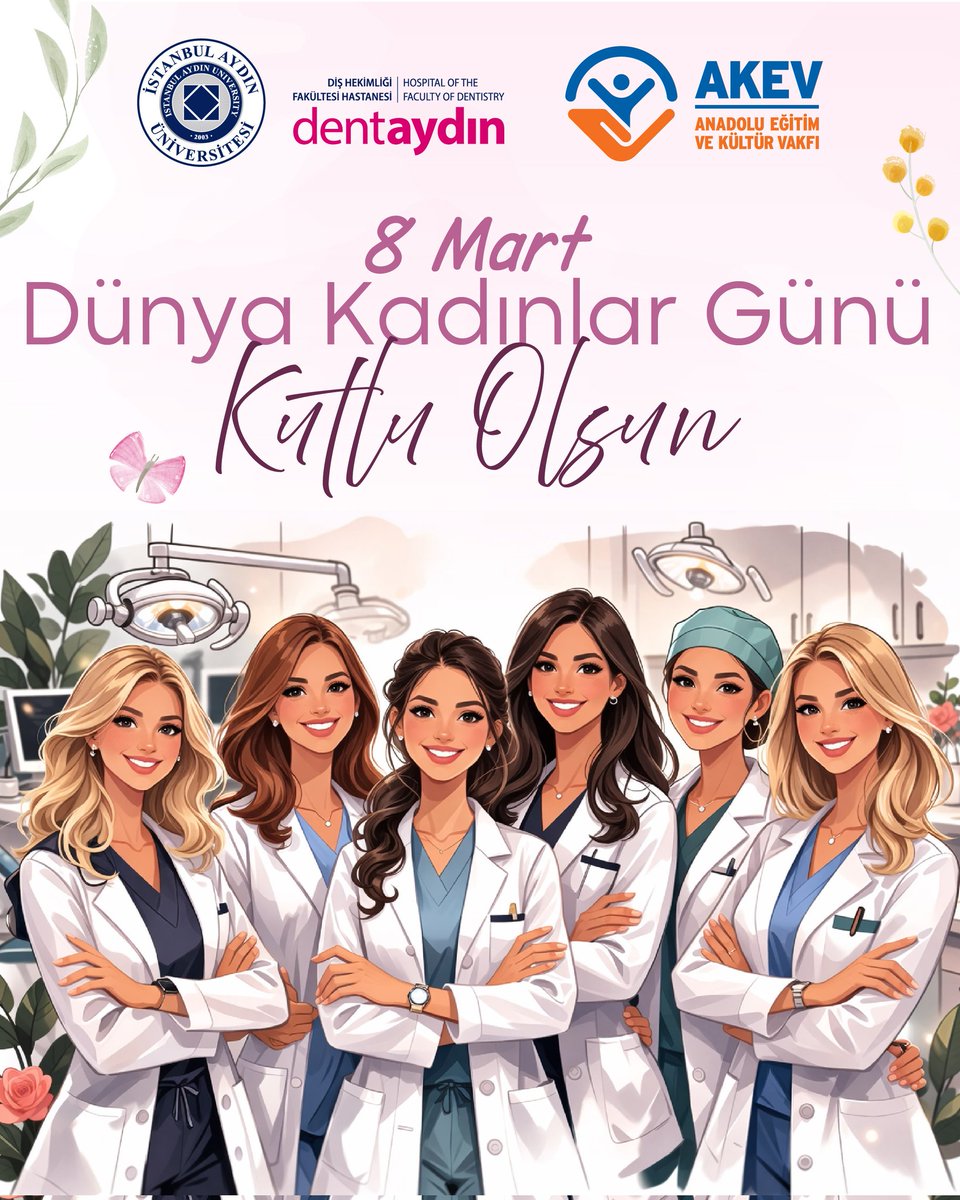 Dentaydın Diş Hastaneleri olarak, 8 Mart Dünya  Kadınlar gününüzü kutlarız🌸 

#kadinlargünü #8martkadınlargünü