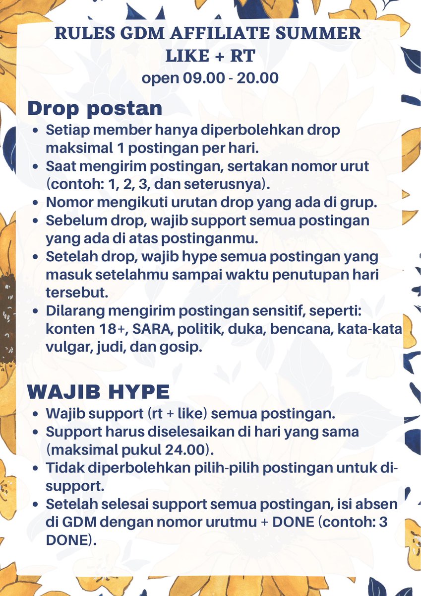 harditha | open gdm aff tweet media