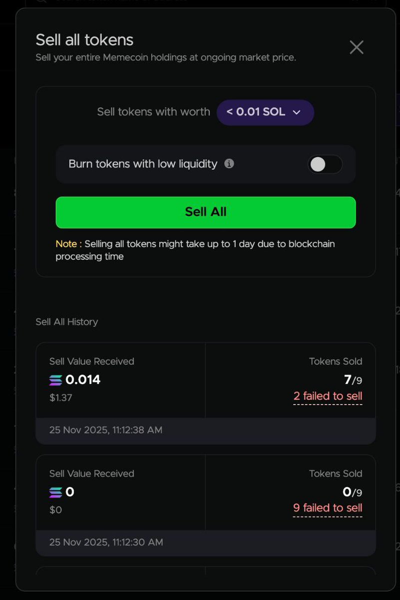 In bear market, people often search for their left over tokens...

If you are a crypto trader, I am sure you have lost $SOL in memecoins and the dust $SOL is still left in each bag.

Have you ever thought about that ?
Now claim those $SOL , <a href="/autosnipeai/">Autosnipe</a> lets you recover leftover