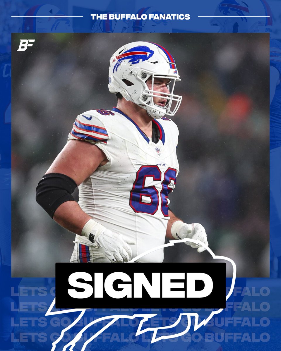 BfloFanatics's tweet photo. The Bills and C Connor McGovern are closing in on a four-year deal, per @RapSheet. The center STAYS in Buffalo 💯

#BillsMafia 🦬 https://t.co/65Ex54hHo3