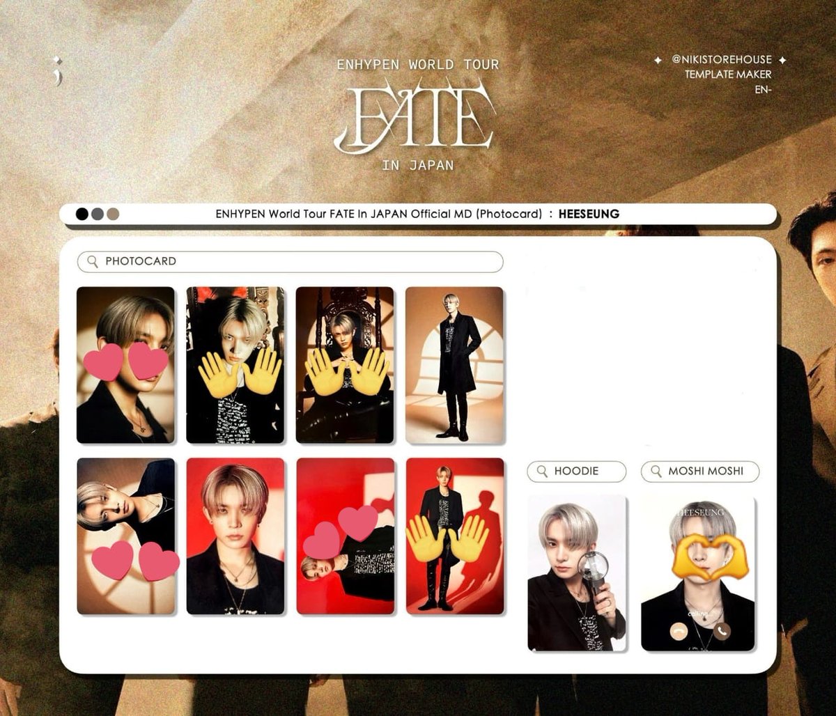 cfuve's tweet photo. want to buy tc heeseung fate japan yang masih belum ditandain. Ready ina/luar gapapa. Budget flexibel, yuk mau lengkapin collect huuu

Tag. Aab heeseung, wts, wtb, pc, photocard, lfs, lfb https://t.co/t1sAocIxDT