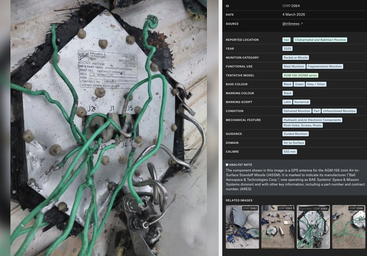 Open Source Munitions Portal tweet media