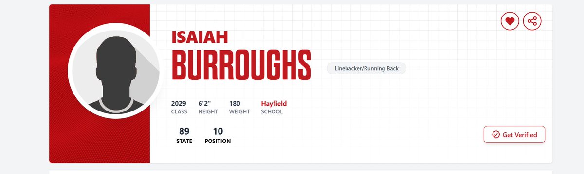 ZaeBurroughs's tweet photo. @PrepRedzoneVA Appreciate yall for the ranking, Still haven't seen me yet. Cant wait to move up this list! @Coach_Brenden https://t.co/V5TV9fWfeH