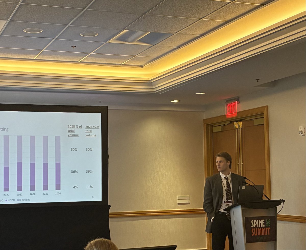 holdenhusbs's tweet photo. Grateful for the opportunity to present our research on Intraoperative Neuromonitoring at the AANS Spine Summit in Phoneix. Thank you to my team and @OU_Neurosurgery! https://t.co/GgCEDMxNoR