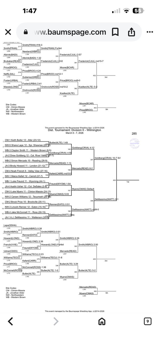 Western Brown HS tweet media
