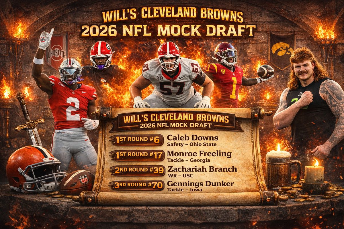 <a href="/Browns/">Cleveland Browns</a> #NFLDraft #mockdraft #brownsrumors