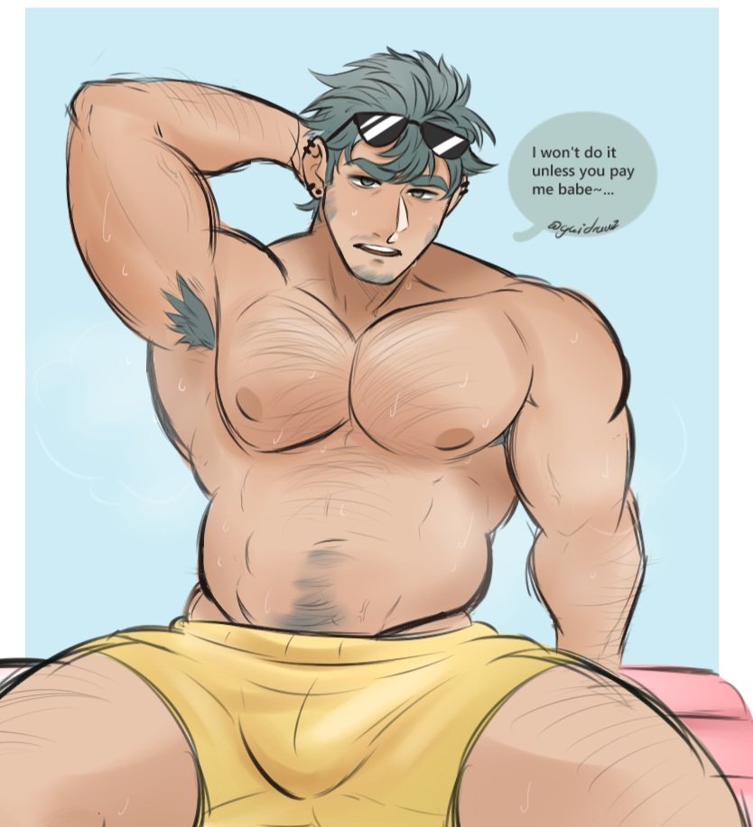 NarratorSone's tweet photo. Npc4: " Pay me and im yours๐น๐ฅด"
Hes a stripper๐
#muscleart #gayart #hotmuscleboys #bara #muscleorcart #orcoc #hotcharacterart #pecs #barart #myoc #muscles #musclesaresexy #workout #hotoriginalcharacter #barart #hotcharacterart #nsfw https://t.co/M1VGpor0Ax