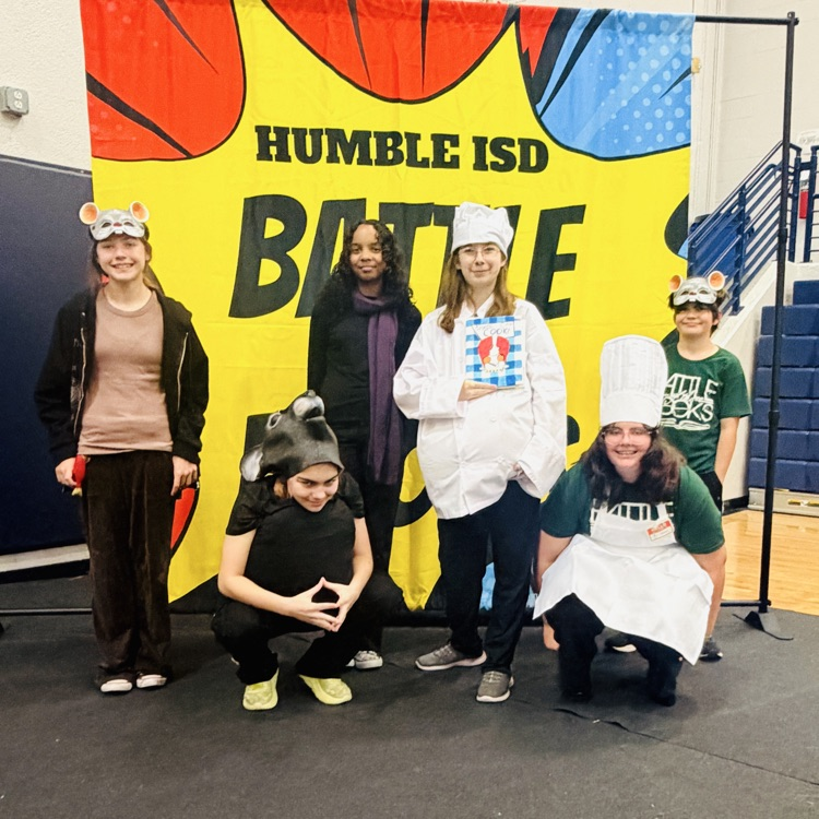 HumbleISD_CMS's tweet image. Best of luck to our Battle of the Books teams who are competing today!!!! Let's go, Reading Ratatouilles and Insert Name Here!!!!!! #TheColtWay