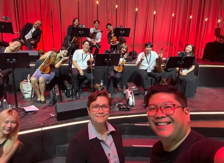 salonga sibs with the orchestra 💜