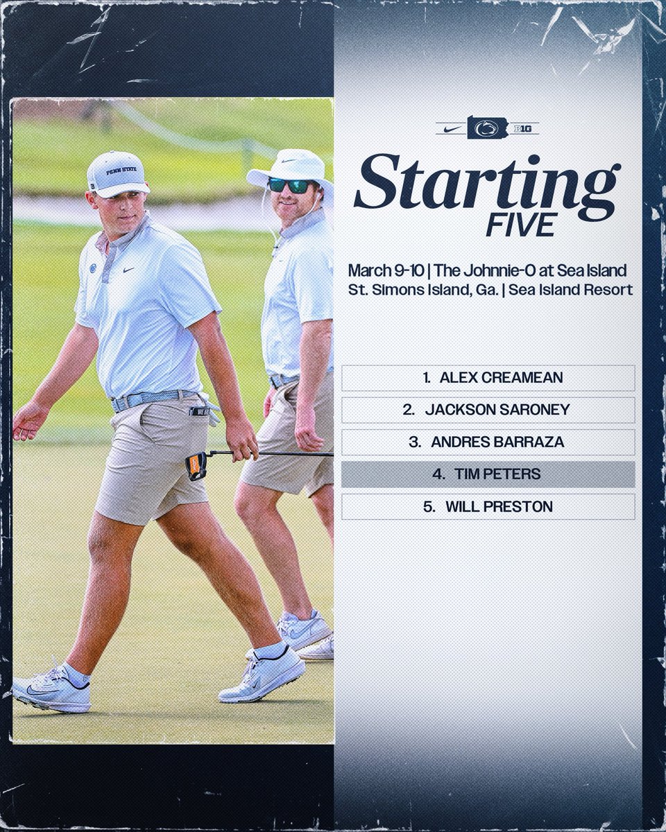 Penn State Men’s Golf tweet media