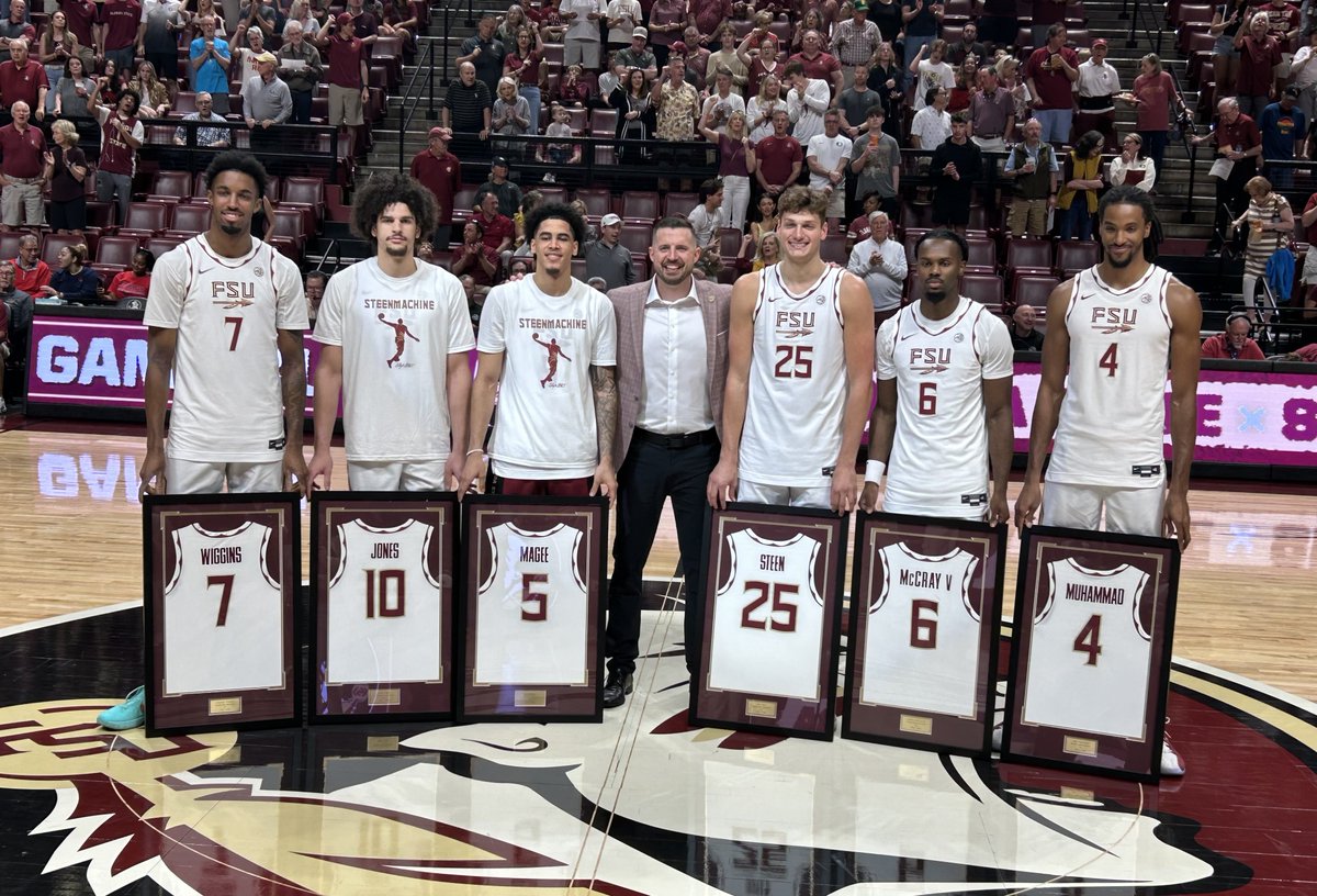 BobFerrante's tweet photo. FSU’s seniors honored pregame https://t.co/CTnPIBM3Ul