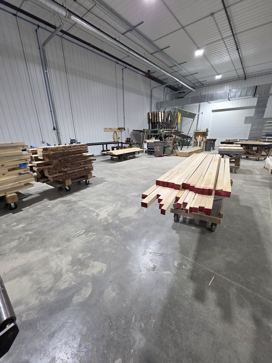 NoDakRips's tweet photo. Something about a strong cup of coffee and a woodshop on a Saturday by yourself hits the soul #woodworking #buildingtables https://t.co/Agpa7z6ZhW