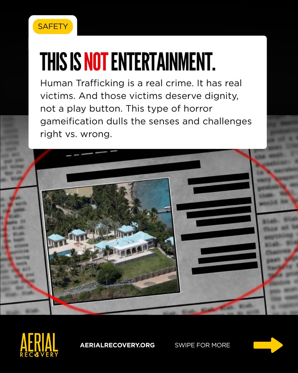 aerial_recovery's tweet photo. 🎮 As new online games and platforms emerge, new risks can appear too. Here are 10 safety tips for parents and caregivers to keep in mind as gaming spaces evolve.
#AerialRecovery #SaveLivesStopEvil #StopHumanTrafficking #OnlineGameSafety #5nightsatepsteins https://t.co/ZbkScQMujM
