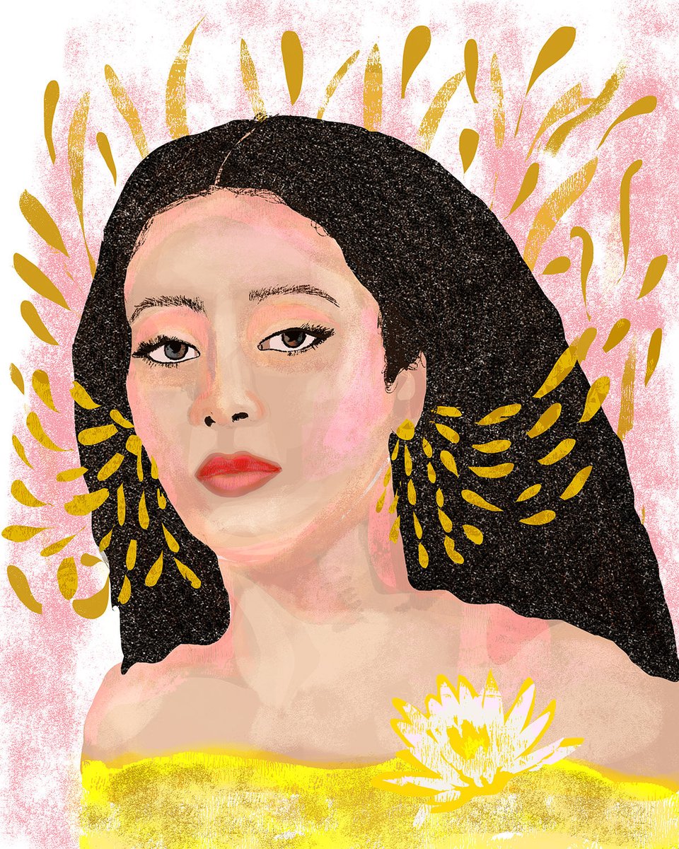 SharonVDraws's tweet photo. As the Academy Awards is upon us, I love to see the up and coming Hollywood stars! Enter @chaseinfiniti .
.
Really liked her performance is ONE BATTLE AFTER ANOTHER.
.
Illustration comprised of watercolor and digital painting techniques 
.
.
.
#illustration #chaseinfiniti https://t.co/gViUAwOc0g
