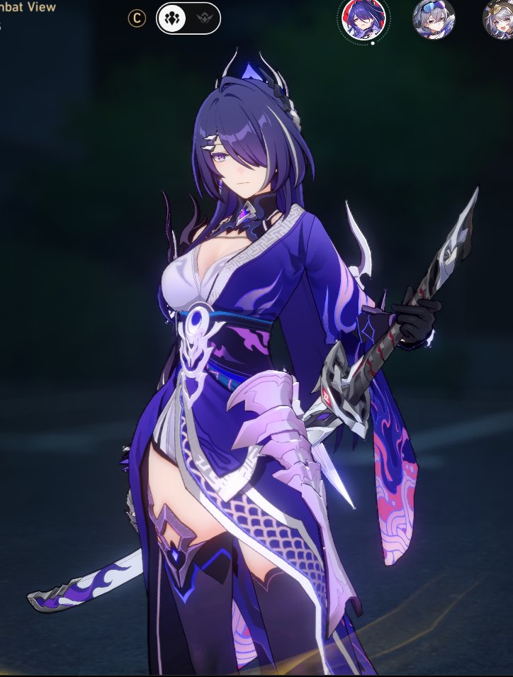 himephobia's tweet photo. acheron in mei's new battlesuit 💜❤️ https://t.co/zSDPhxmA2G