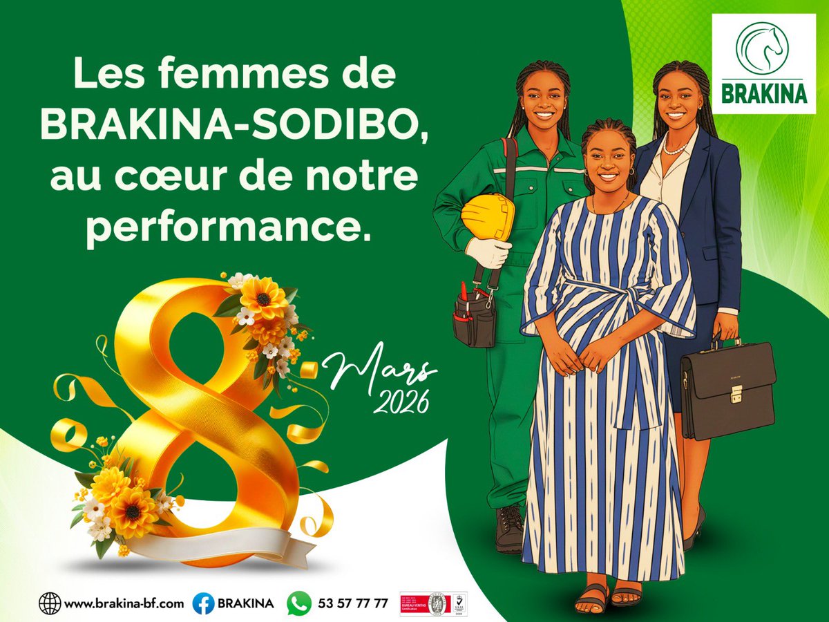 En cette commémoration du 8 mars, nous rendons hommage aux femmes engagées, talentueuses et inspirantes qui contribuent chaque jour à faire avancer notre pays .
Aujourd’hui et chaque jour, nous les célébrons.
Bonne célébration de la Journée Internationale des Droits des Femmes !
