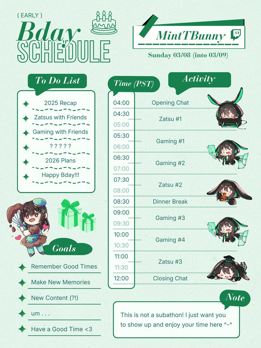 Mint T Bunny 🍵🐇 V+CMD ⌘ tweet media