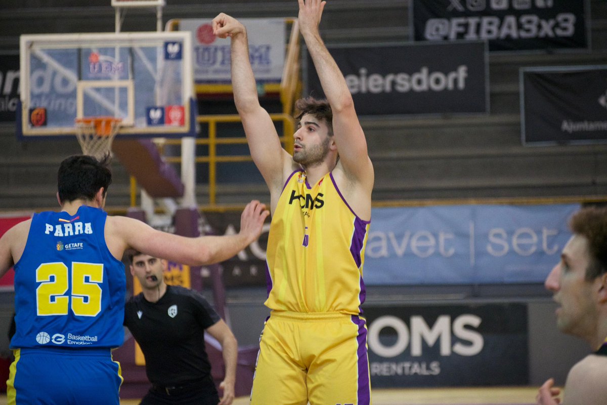 uemataro's tweet photo. 🚨 FINAAAAAAAL AL PALAU | #2aFEB J20
🟡✅ Mataró @homsrentals 85 - 71 Getafe

🔥🏠 Segona meitat d’ensomni dels nostres per fer esclatar el Palau i sumar la TERCERA victòria seguida davant la nostra gent!

💛 Intractables aquest 2026 a casa. THIS IS PALAU!
😤 Amb aquest equip fins al final! No deixarem de lluitar, junts! 

👏🏻 Gràcies, afició, GRÀCIES PALAU!!

#somgrocs💛💜 #MataróÉs2a
