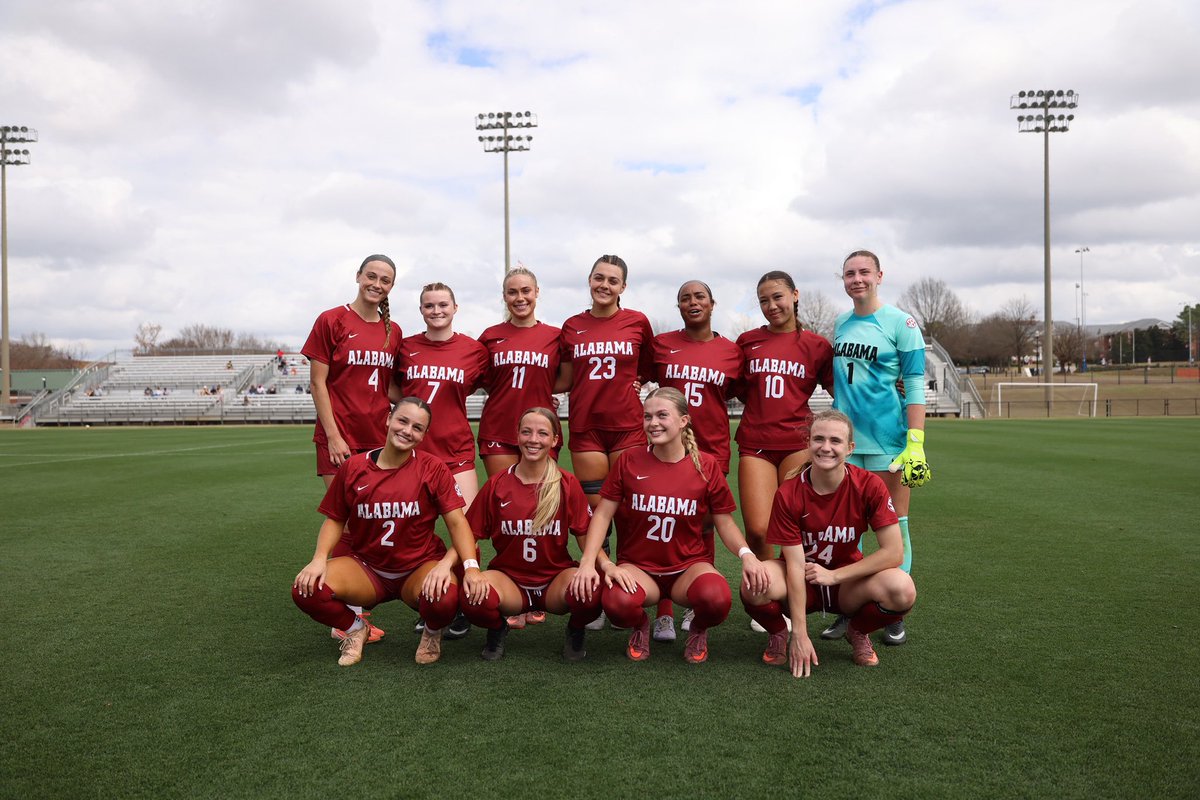 AlabamaSoccer's tweet photo. Starting XI https://t.co/gIWC5aLWTo
