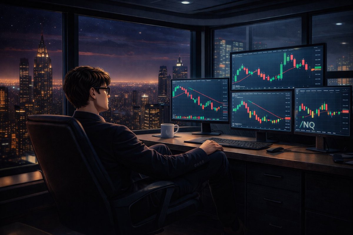 luigiopedia's tweet photo. Most traders lose money on NQ for a simple reason:

They feel the need to be in the market.

Professionals are comfortable doing nothing.

No setup = no trade.

Patience is a position too. https://t.co/hlWyHeRF1d