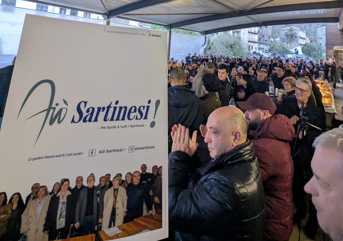PF_Benedetti's tweet photo. A forza di un'andatura!
"Aiò Sartinesi" est un engagement unitaire et collectif pour Sartè et tous les Sartenais.
Ensemble, nous rendrons sa force, son dynamisme et sa fierté à notre ville.

HÈ ORA! 
PÀ A VITTORIA! https://t.co/GCK2HemqSq