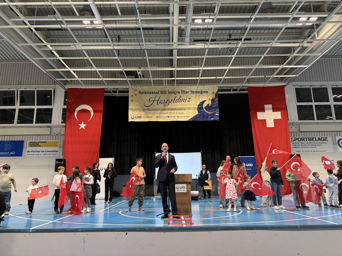 DrOmerileri's tweet photo. 📍UID İsviçre İftarı

UID İsviçre tarafından düzenlenen Geleneksel İftar Programı’nda kıymetli vatandaşlarımızla bir araya geldik.

Ramazan’ın paylaşma, dayanışma ve kardeşlik ruhunu birlikte yaşadığımız bu güzel buluşmaya; T.C. Bern Büyükelçimiz Sayın Şebnem İncesu ve T.C. Zürih Başkonsolosumuz Sayın Fazlı Çorman ile birlikte katıldık.

Başta UID İsviçre Bölge Başkanı Sayın Yasin Karacaoğlu olmak üzere emeği geçen herkese teşekkür ediyorum.

Birliğimizin ve muhabbetimizin daim olmasını diliyorum.