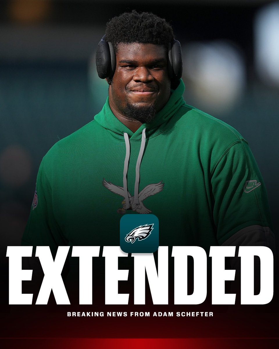 ESPN Sources: The Eagles and DT Jordan Davis have reached agreement on a three-year extension, tying him to Philadelphia for the next four seasons.

Davis was the No. 13 pick in 2022 and was entering his fifth-year option season worth $12.938M.