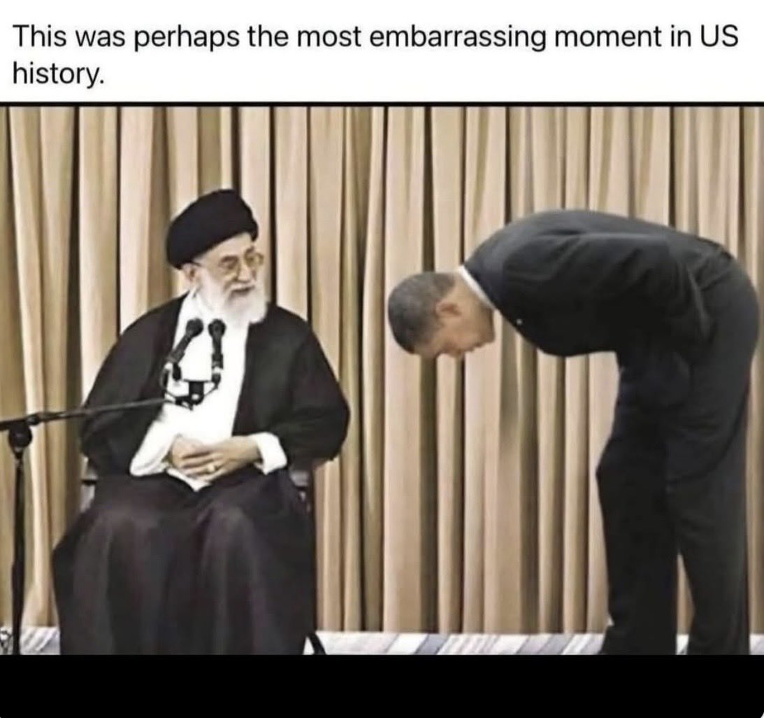 Whoever remembers this despicable act by ⁦<a href="/BarackObama/">Barack Obama</a>⁩ raise your hand &amp; repost. Obama capitulated &amp; ⁦<a href="/realDonaldTrump/">Donald J. Trump</a>⁩ eradicated the Ayatollah.