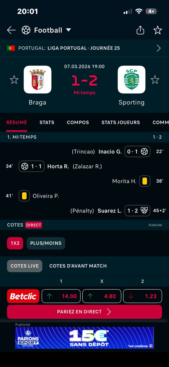 P_epito93's tweet photo. Bonjour @WinamaxSport,

Je vous contacte aujourd’hui pour vous demander s’il était possible de valider mon ticket s’il vous plait. https://t.co/MmirNLFDO2
