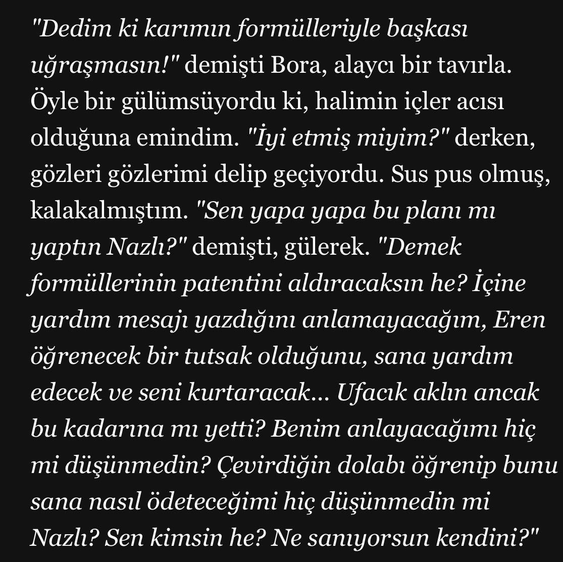 Tekrar diyorum gerekçe ne olursa olursun. Şu sahnenin telafisi yok… ah be Nazlım neler çektin.. #maçakızı8