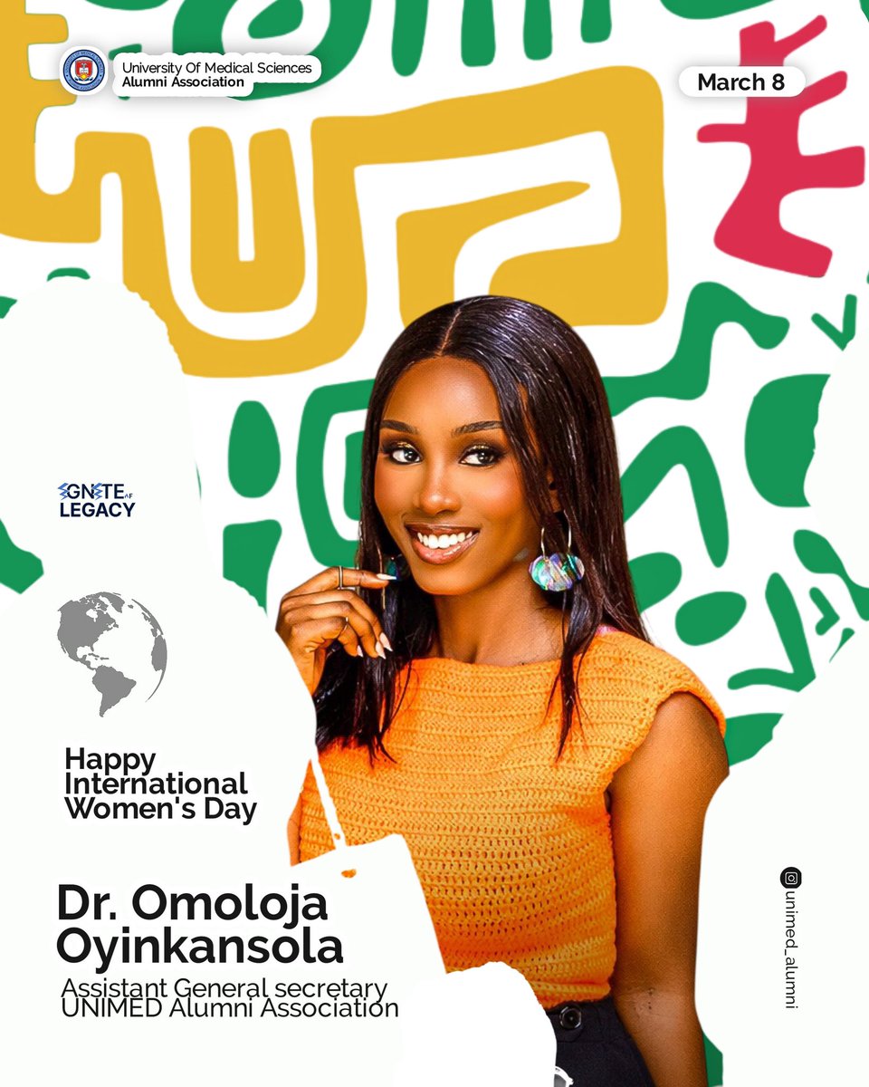 We celebrate you greatly. Thank you for dedicating your time and energy to us. 

Thank you for striving for the success of the Association.
Happy International women’s Day👑✨