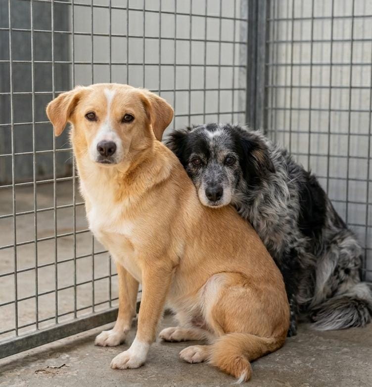 SalvaUnaZampa94's tweet photo. 14 e 13 anni passati dietro le sbarre di un canile in Puglia. 💔
Desy e Alice sono cresciute insieme e il loro sogno è morire "di qualcuno" e non sul cemento.
Portiamole a casa. 🏠🐾
📞 Info (WA): 3336856568 / 3925293862
#adozione #cane #appello #RT https://t.co/na1AIp5b2u