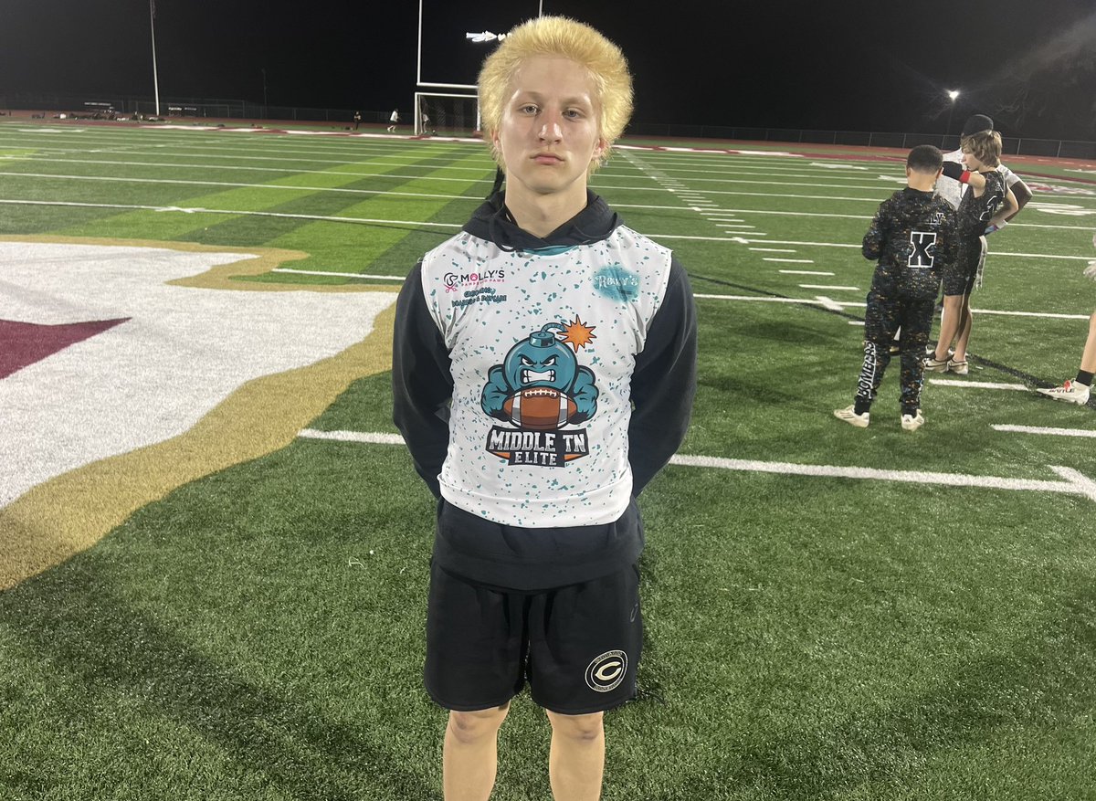 #TN2029 ATH Logan Johnson stood out at Middle TN Elite’s last practice 🏈🏅

Johnson played well at receiver, utilizing his strong footwork to juke out the defense after the catch