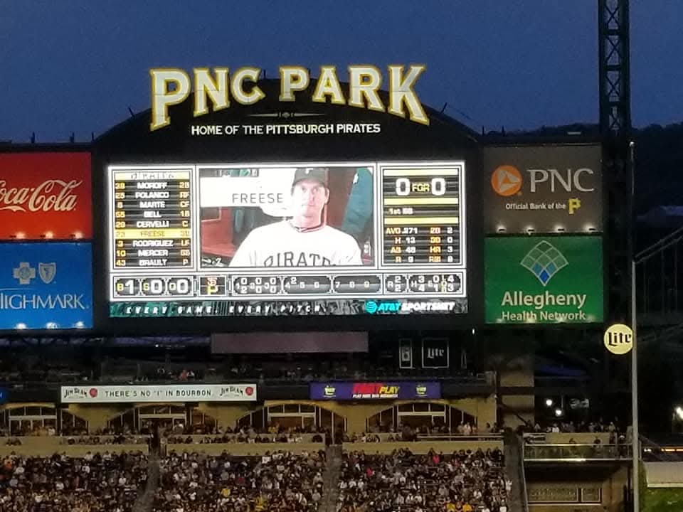 thecoss10's tweet photo. My 21st MLB Ballpark was in 2018 at PNC Park in Pittsburgh. The ballpark itself definitely lived up to the hype. Such a perfect stadium. 
We got to watch Andrew McCutcheon's return to Pittsburgh. ⚾️ 🇺🇸 https://t.co/CiUkluBZlX