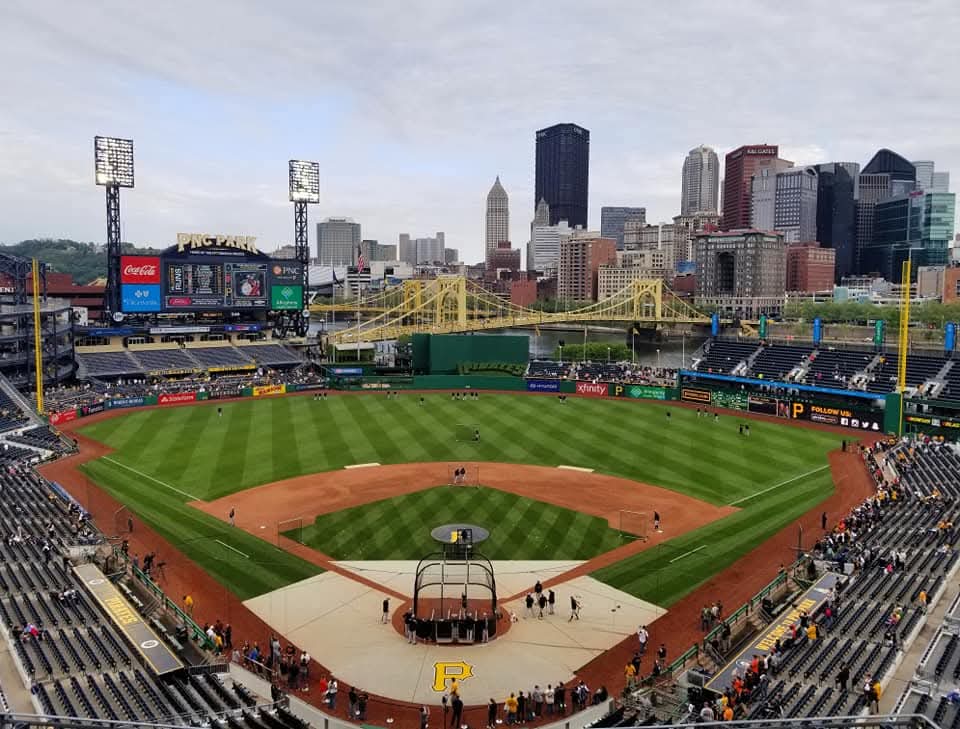 thecoss10's tweet photo. My 21st MLB Ballpark was in 2018 at PNC Park in Pittsburgh. The ballpark itself definitely lived up to the hype. Such a perfect stadium. 
We got to watch Andrew McCutcheon's return to Pittsburgh. ⚾️ 🇺🇸 https://t.co/CiUkluBZlX