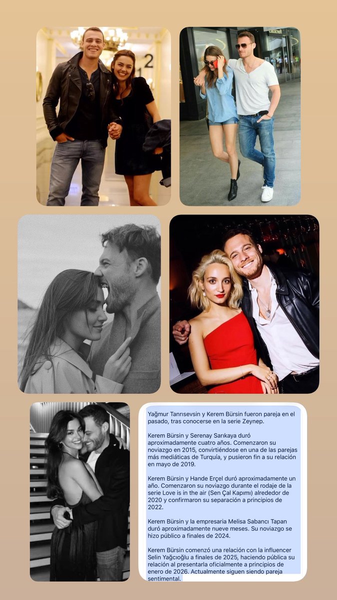 #KeremBürsin es uno de los actores turcos más populares de los últimos años, y como suele pasar con las grandes estrellas, su vida sentimental también ha despertado mucho interés entre fans y medios. Vamos a repasar sus relaciones más conocidas. 💙
