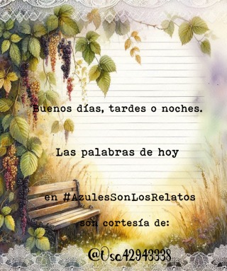 07/03/26 ROSA, PROSA, PUNTO, DIVAGAN, PERDIDAS. 🍀#AzulesSonLosRelatos