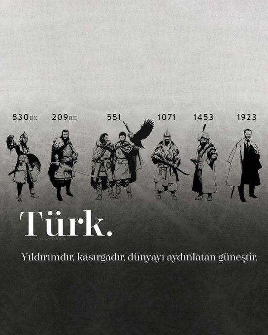 Türkiye'li değil Türk'üz. 🇹🇷
