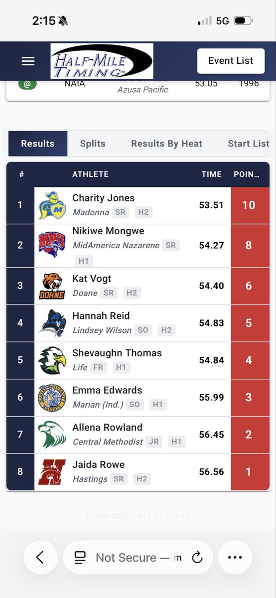 Hastings College T&F / XC tweet media