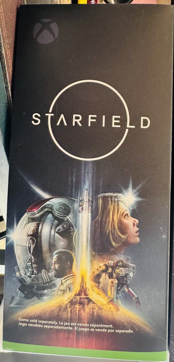 Lilulicious's tweet photo. I got my pretty baubles from #StarCon delivered in the post yesterday! This awesome wireless limited edition #Starfield headset for Xbox/PC/Android/iOS which is perfect because I don’t have a wireless headset other than iPods right now. Thank you, @PedroFarq! ❤️and a cool journal https://t.co/fyF43BsyFT