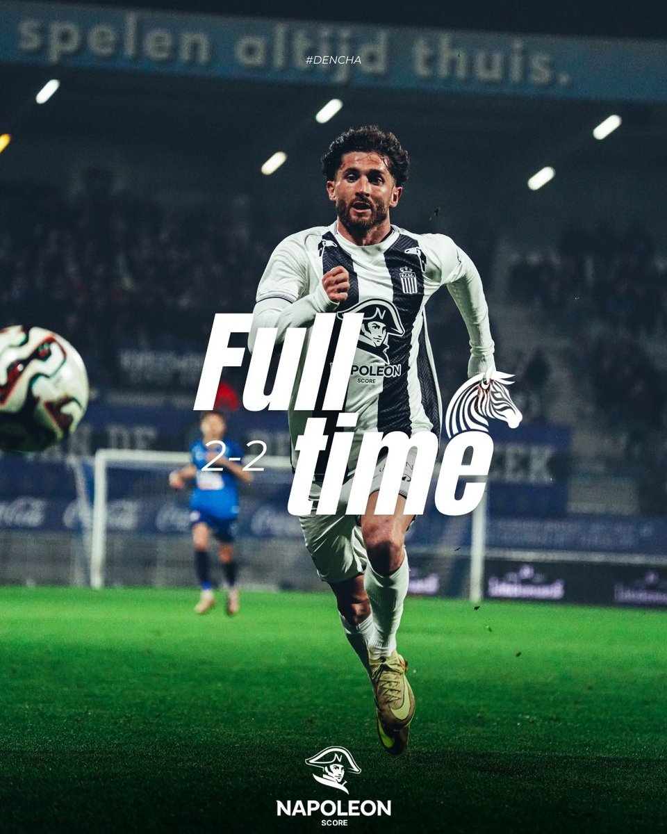 SportCharleroi's tweet image. 🔚 Fin de la rencontre.

#DENCHA #NapoleonScore ⚫️⚪️