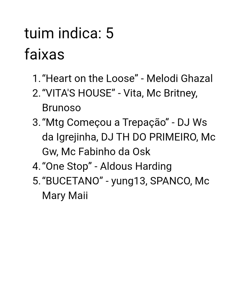 tuim indica: 5 discos e 5 faixas que merecem entrar no seu radar nesta semana!

aqueletuim.com.br