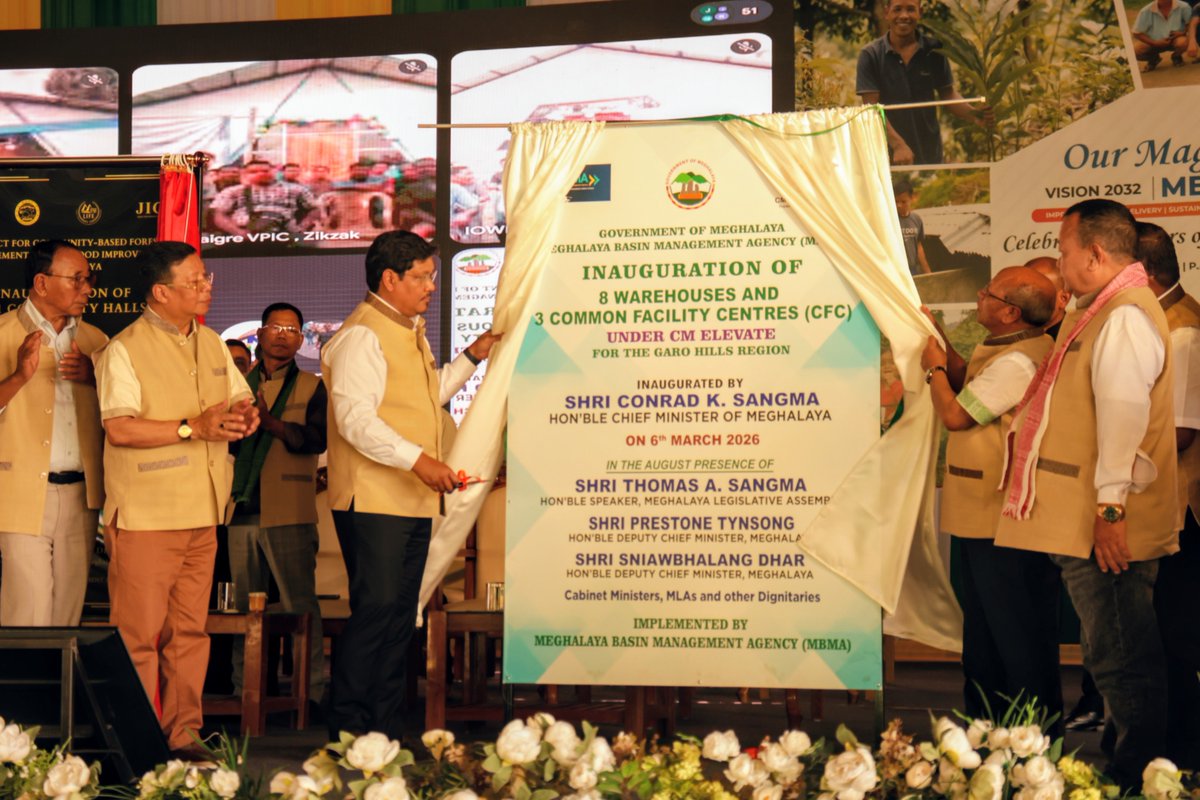 mbda_meghalaya's tweet image. through beneficiary stories, cheque distributions, inauguration of new community halls, warehouses and CFCs; programmes that are empowering our farmers, entrepreneurs and communities across the state. (2/2)
#MBDA #MBMA